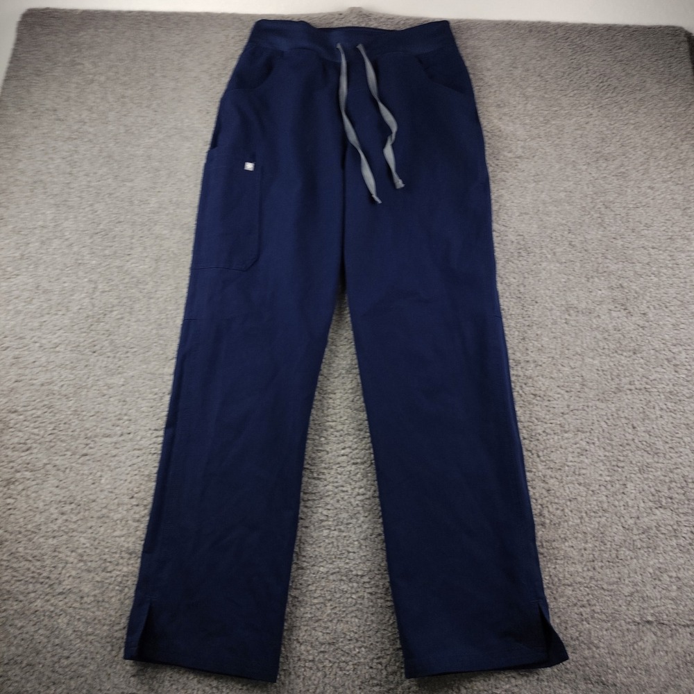 Figs HW Kade Cargo Scrub Pants Navy Blue Technical Collection Size Medium